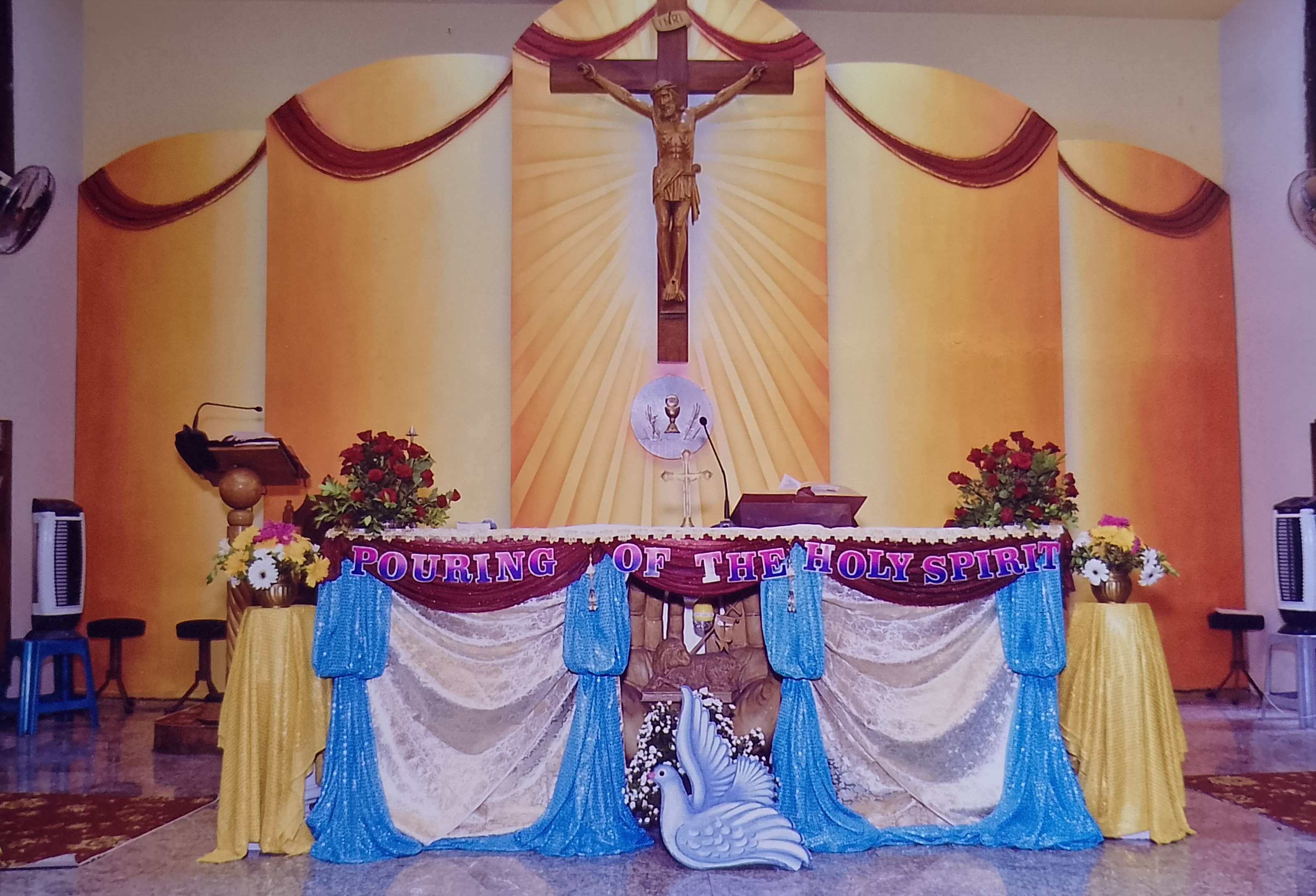 Our Parish sanctuary prior to the renovation done in 2023